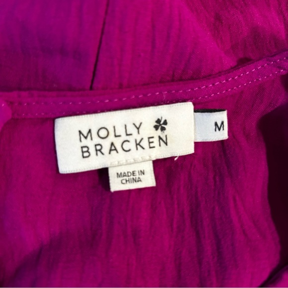 MOLLY BRACKEN Chic Fuschia Pink Maxi Dress - Picture 10 of 10